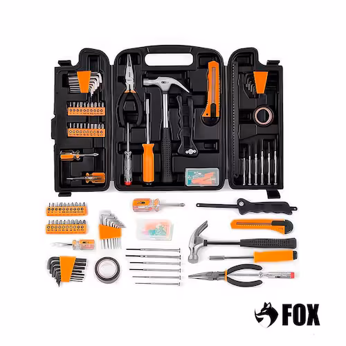 Jogo de Ferramentas Fox Com Maleta 142 Peças