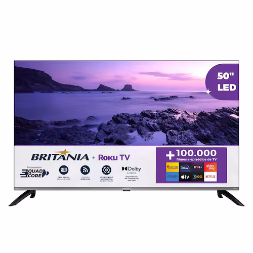 Smart TV 50” 4K UHD Britânia B50CRA 