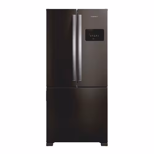 Geladeira Frost Free French Door 3 Portas Preta Brastemp - BRO85ME - 220V