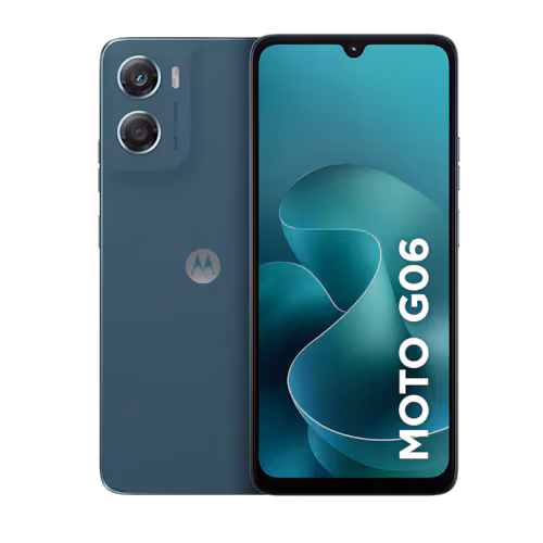 Smartphone Motorola Moto G06 4G Tela 6,9” 128GB Câmera 50MP Azul Marinho