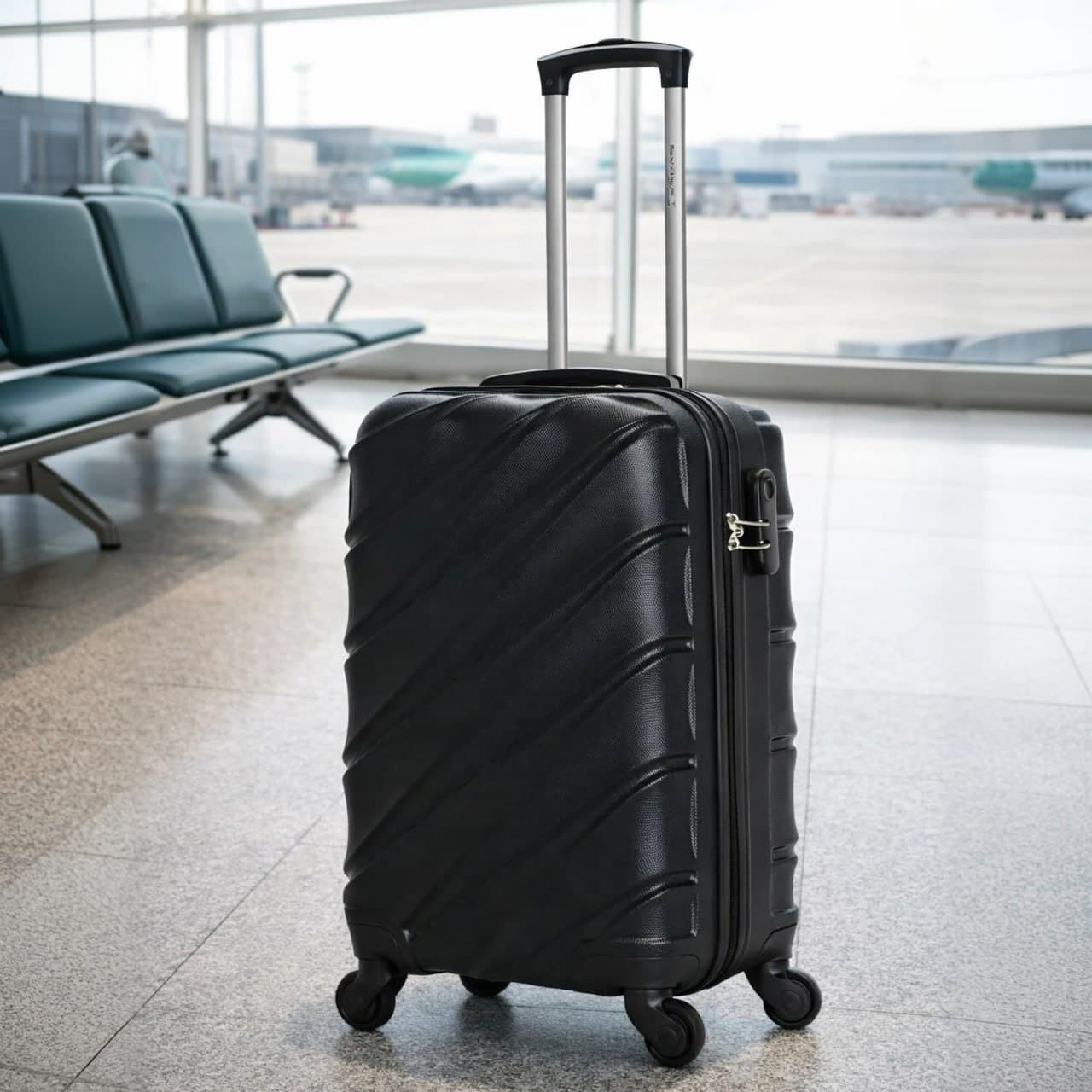 Mala de viagem bordo pequena 10kg Havana Swiss Move Preto