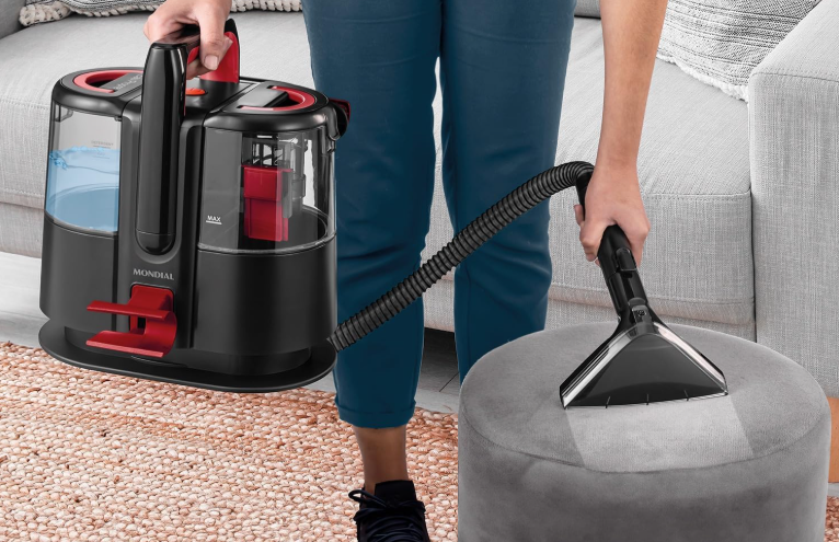 MONDIAL Extratora e Higienizadora Portátil Deep Cleaner I, Preto/Vermelho, 1650W, 220V - EXP-01-R