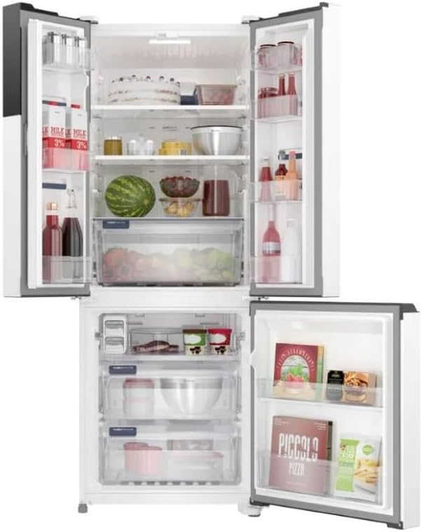 Geladeira Electrolux Frost Free Inverter 480L Efficient AutoSense 3 Portas Branca (IM7) (127, Volts)