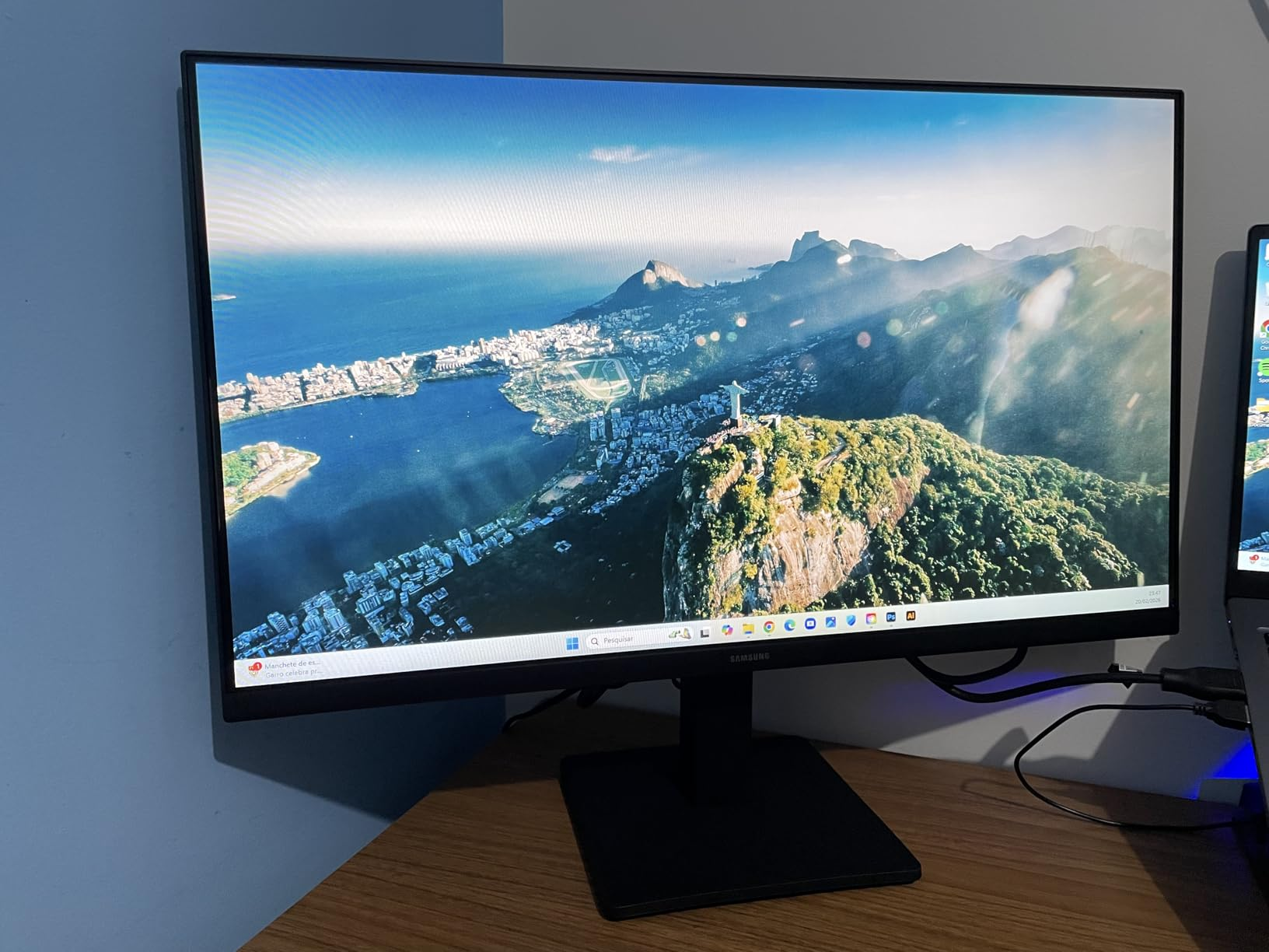 Monitor Gamer Samsung 24" FHD,100 Hz, HDMI, VGA,Preto, S3