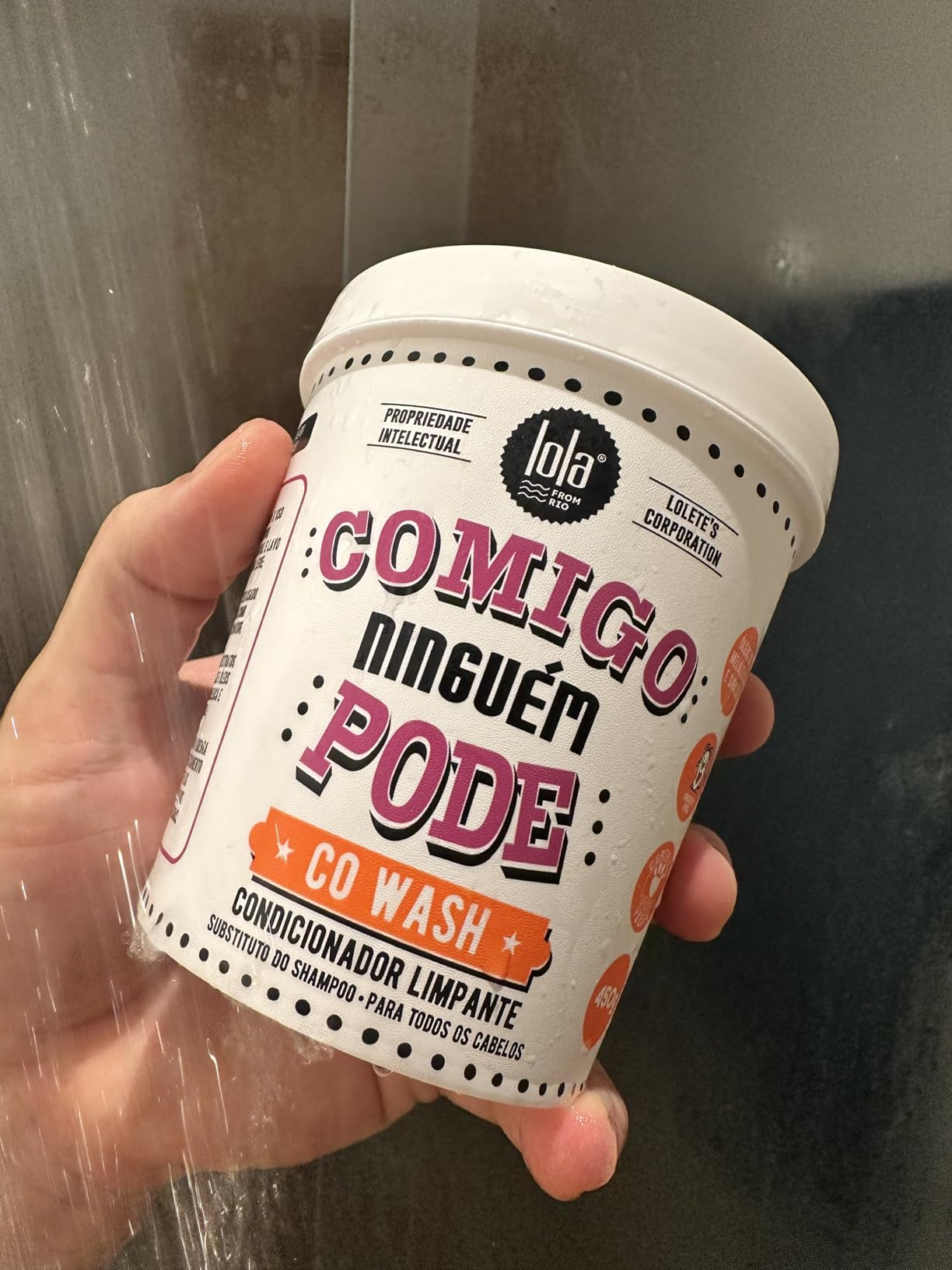 Comigo Ninguém Pode Condicionador Limpante 450g, Lola Cosmetics