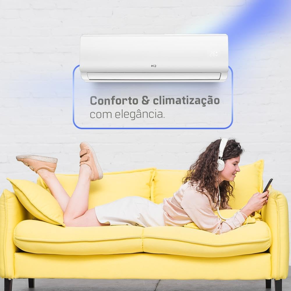 Ar Condicionado Split HQ Hi Wall Inverter 12.000 BTU/h Frio Monofásico Branco VIHT12KCO3S2S13-220V