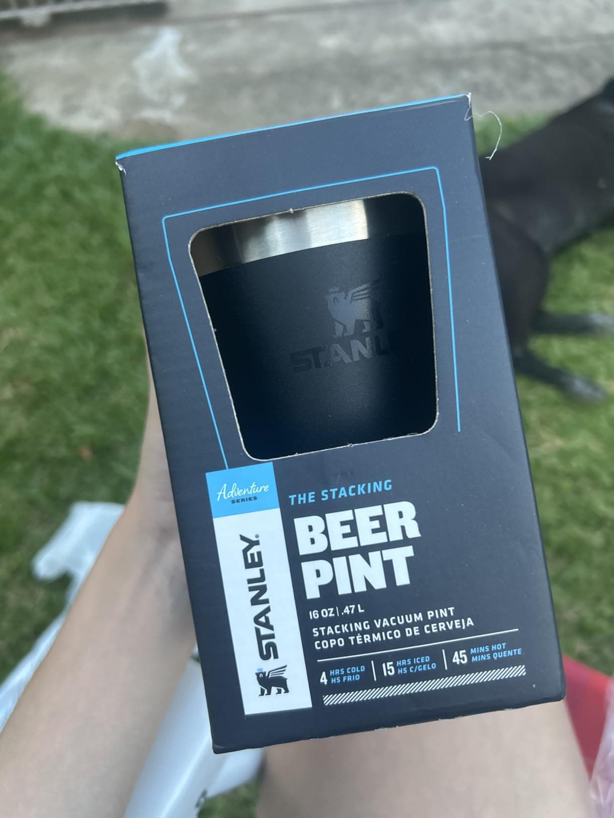 Stanley - Copo de cerveja isolado, copo empilhável Stay Chill de 473 ml, para bebidas quentes ou frias