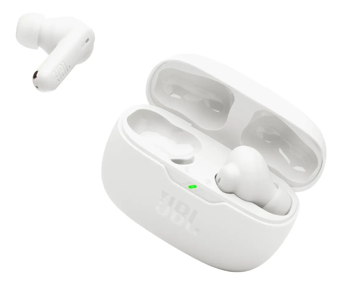 Fone De Ouvido Bluetooth Sem Fio Wave Beam 2 Jbl - Branco