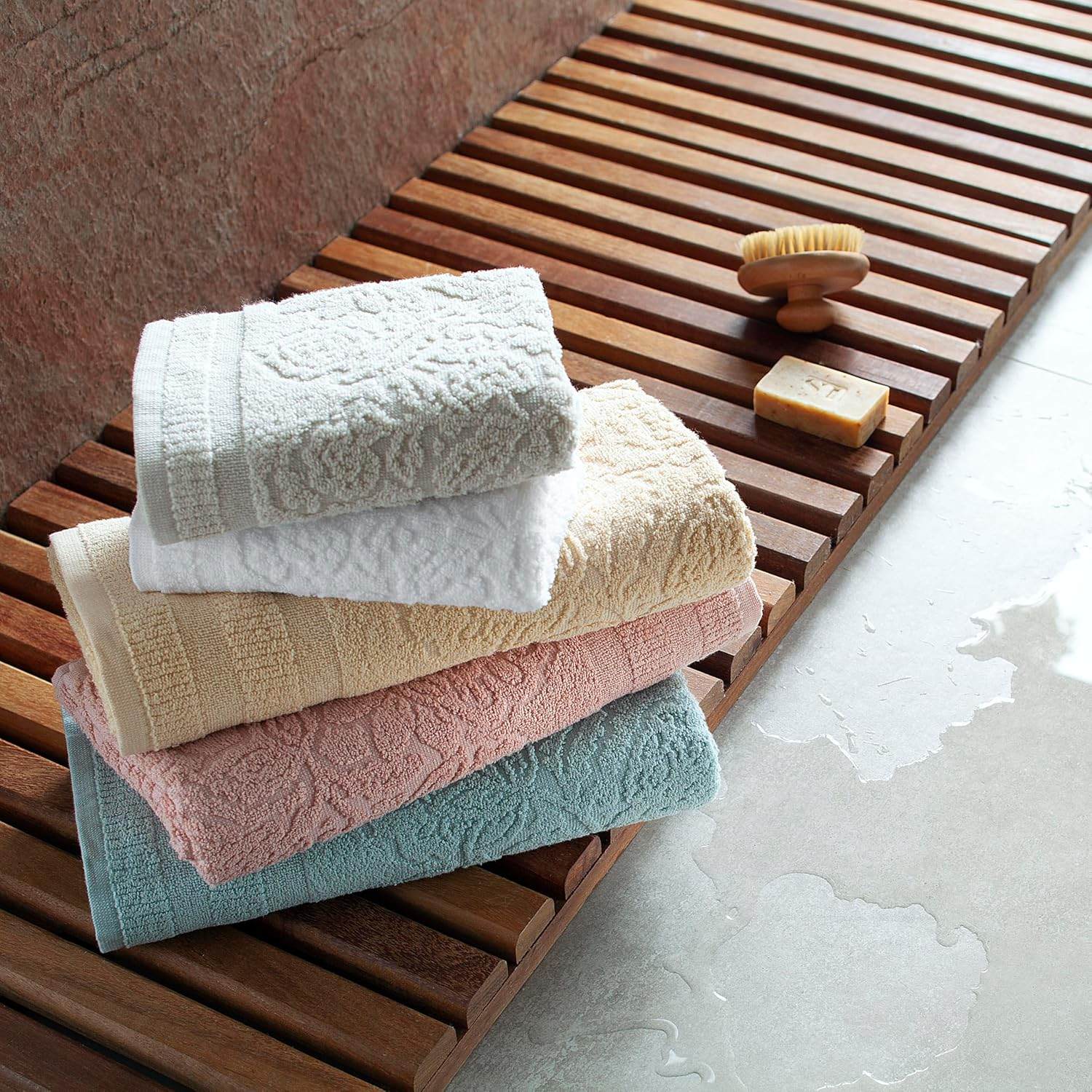 Buddemeyer Jogo de Toalhas Botanique Extra Soft Branco 5 peças