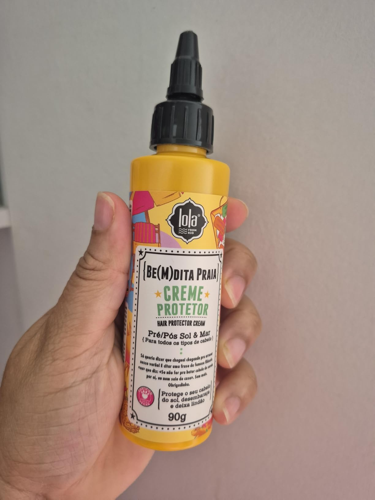 Bemdita Ghee Mini Creme Praia 90g, Lola Cosmetics