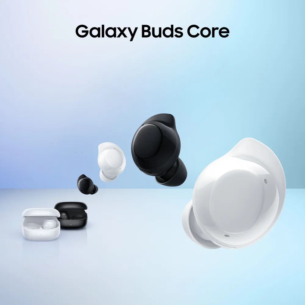 Samsung Galaxy Buds Core, Fone De Ouvido, Sem Fio, Cancelamento De Ruído, Interprete Inteligente Branco
