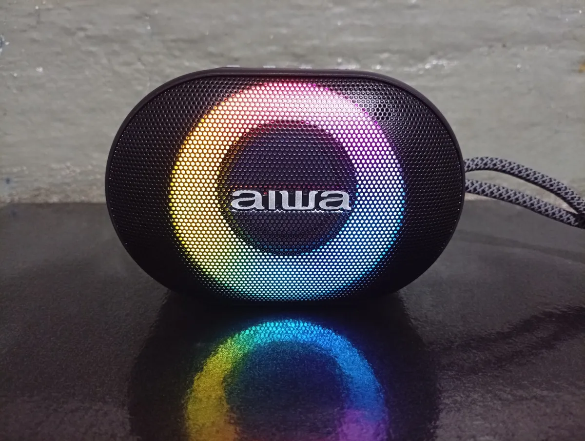 Caixa De Som Speaker Aiwa Aws-sp-06-b 10w Bluetooth Ipx6