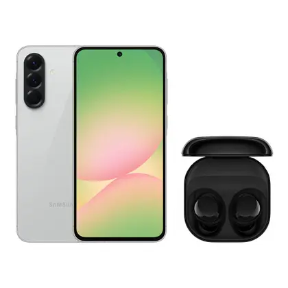 A56 5G (256GB) - Cinza   Buds Core - Preto - Samsung