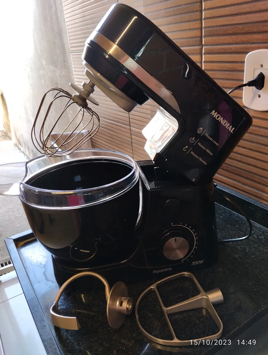 Batedeira Planetária, Mondial, 700W - BP-03-B