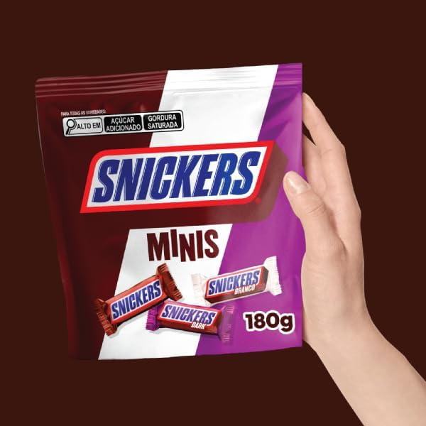 Chocolate Snickers Variedades Minis 180g
