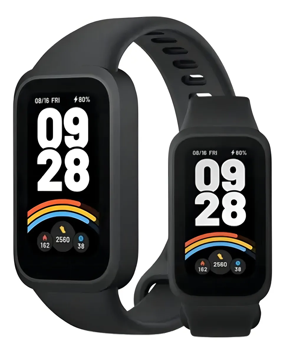 Xiaomi Smart Band Mi Band 9 Active Relógio Preto Lisa