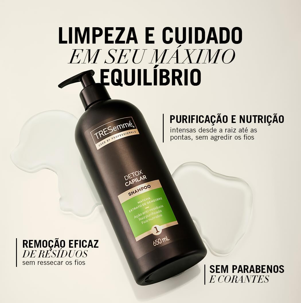 TRESemmé Detox Capilar Shampoo 650 ML
