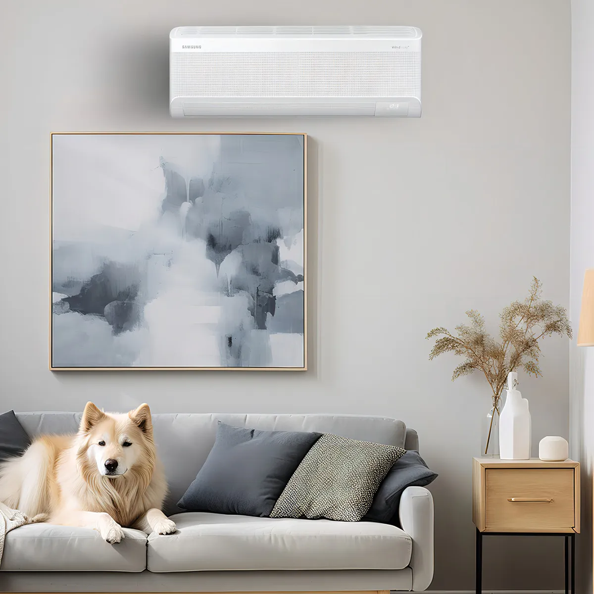 Ar Condicionado Samsung Windfree Ai Inverter 9.000 Btus Frio R-32 AR09DYFAAWKNAZ