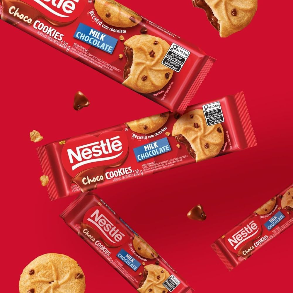ChocoCookies NESTLÉ Recheio de Chocolate 100g