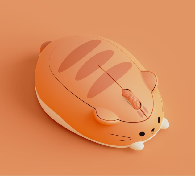 Mouse Gamer Akko Temático Orange Kate Laranja 1600 DPI