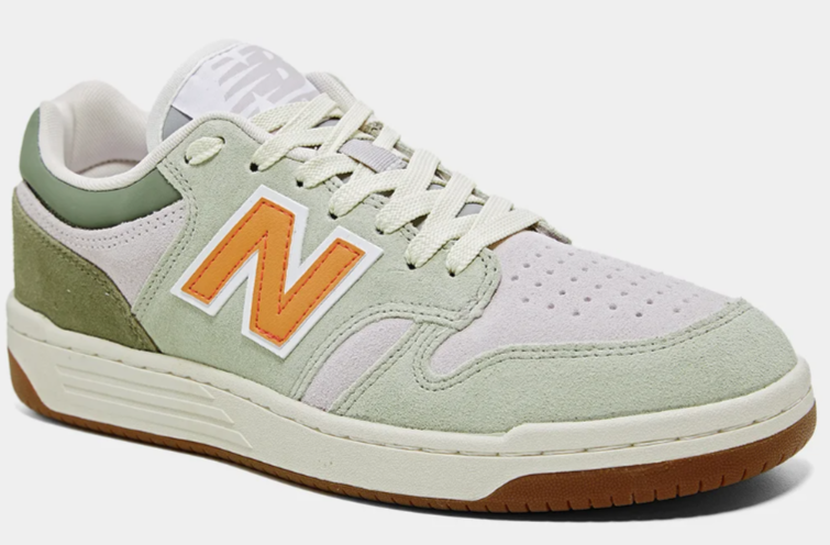 Tênis New Balance 480 Low Masculino - Verde laranja