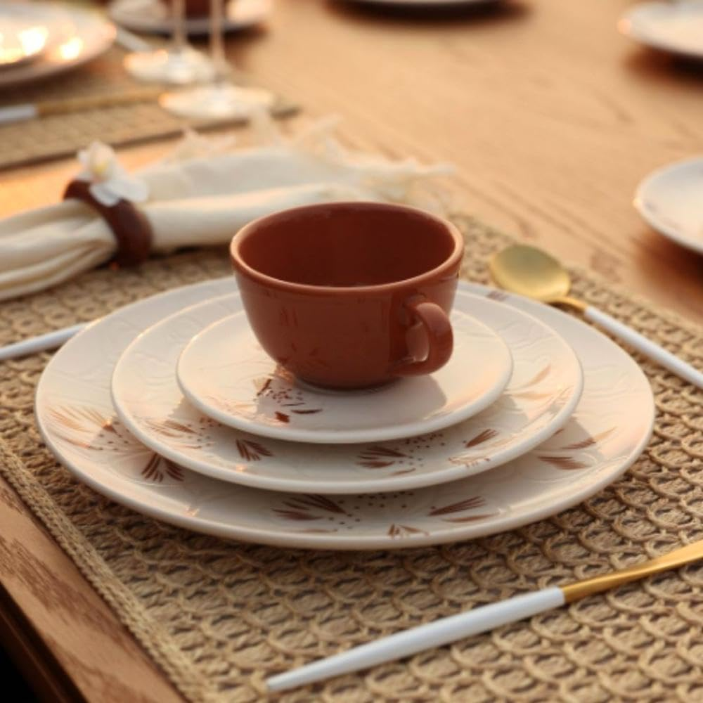 Oxford Aparelho De Jantar 20 Peças Unni Orquidea