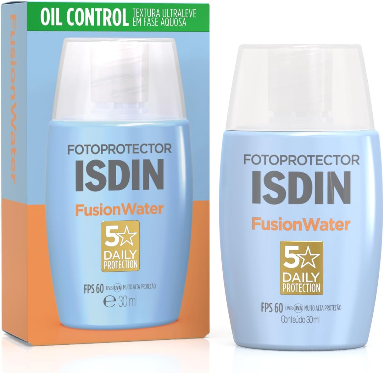ISDIN Protetor Solar Facial Fusion Water 5 Stars