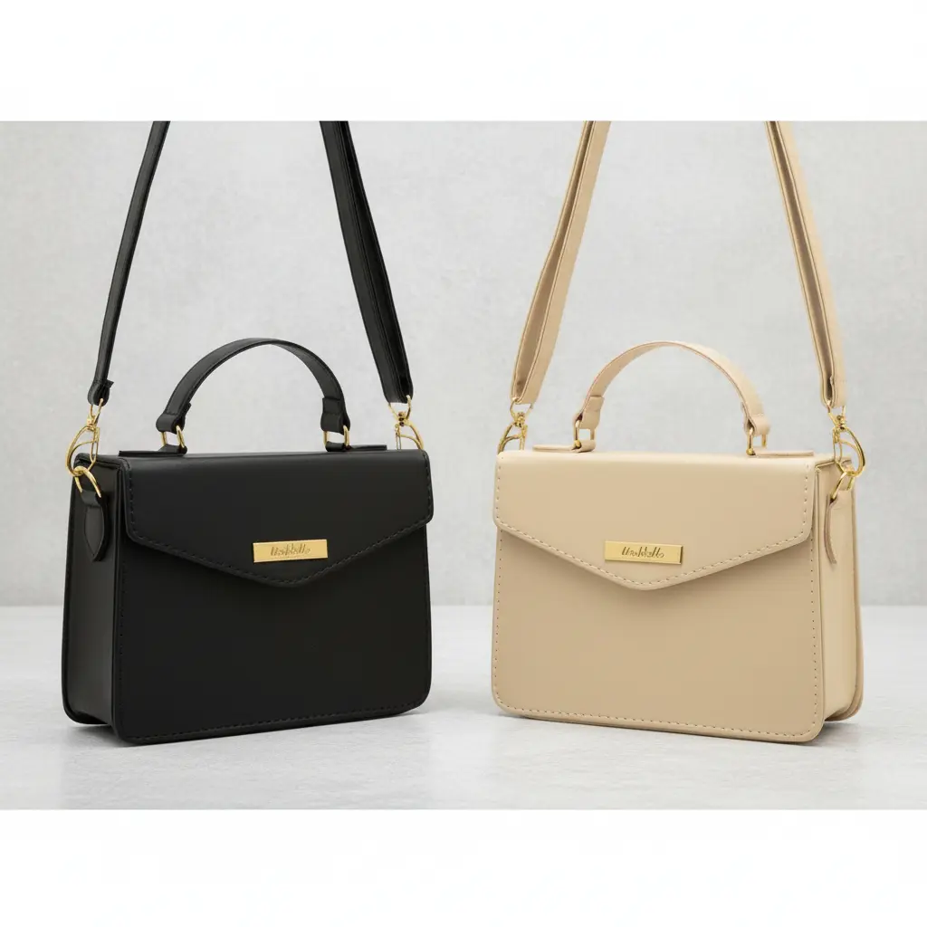 Kit 2 Bolsas Femininas Pequena Tendencia Transversal