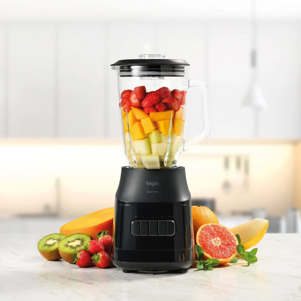 Liquidificador Super Force Elgin - Jarra De Vidro 1,9l, 900w