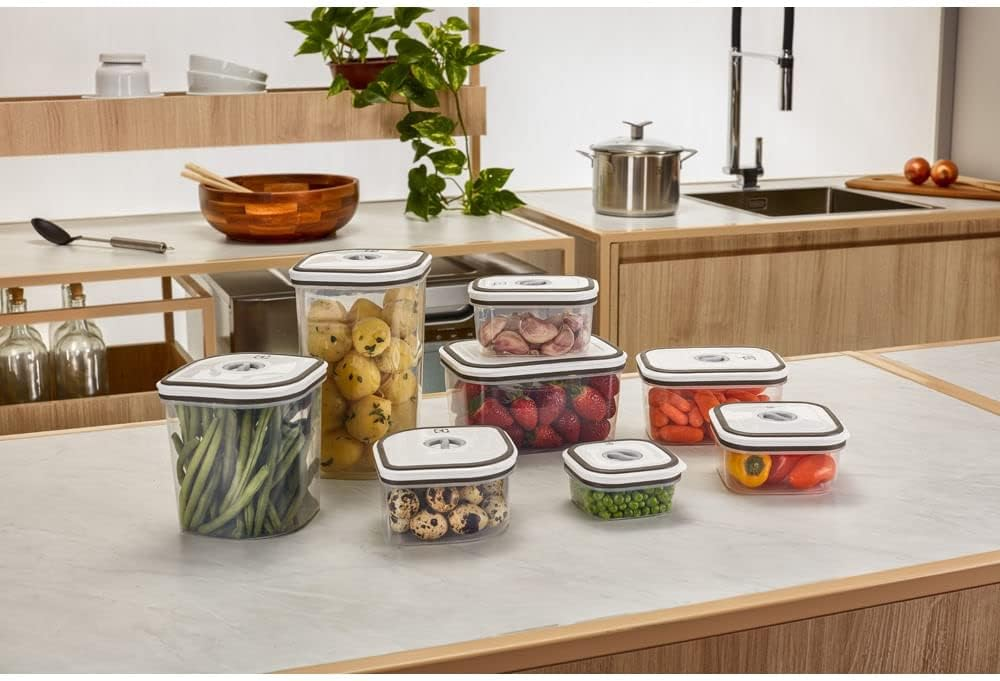 Electrolux Kit 8 Potes Herméticos de Plástico Retangulares