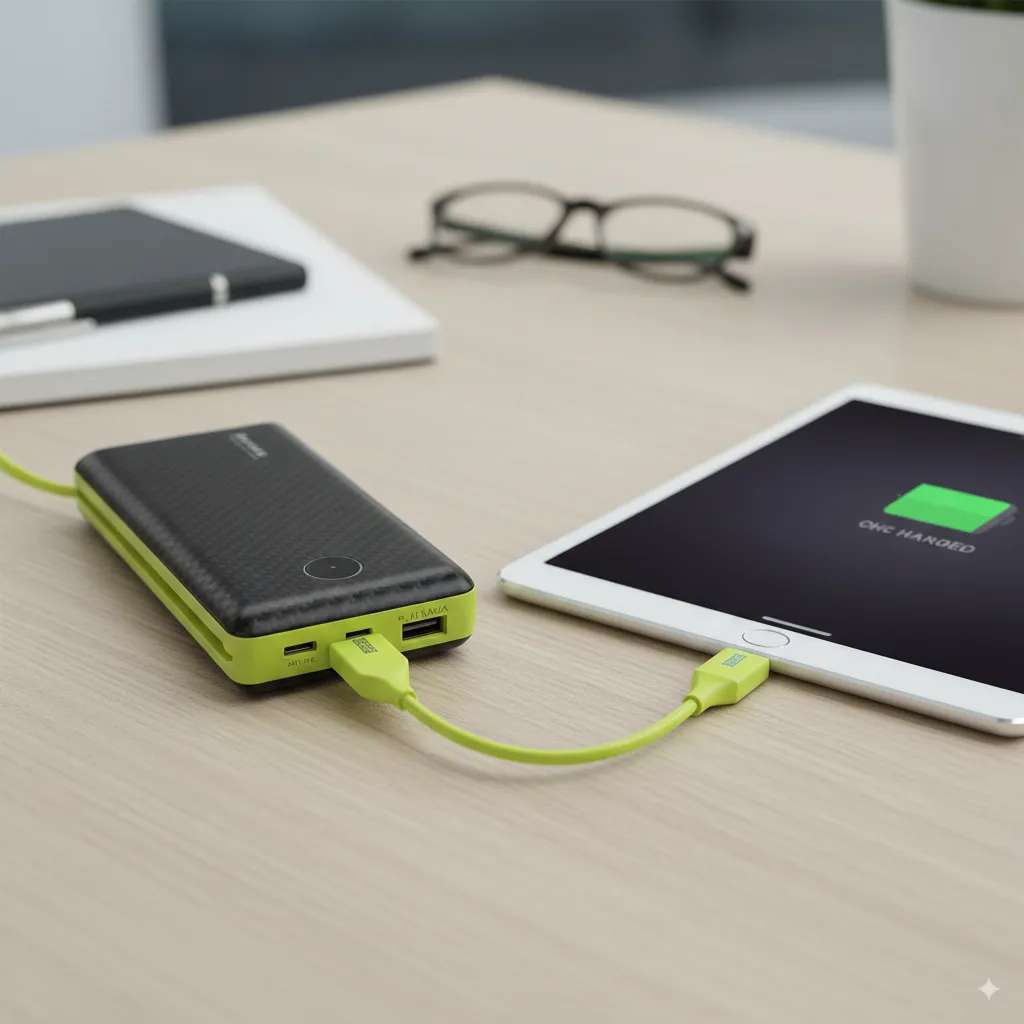 Power Bank 20.000mah Haixia Carregador Rápido Com Display Portátil Branco