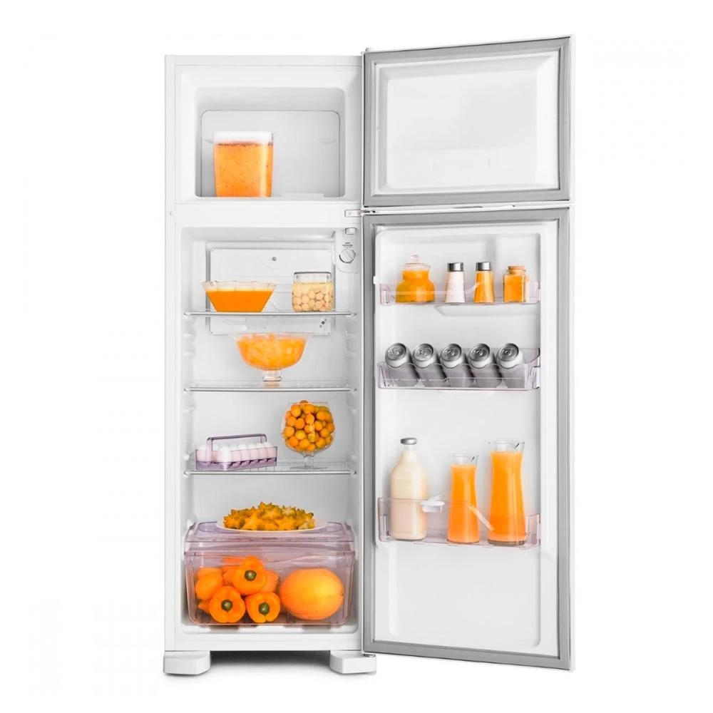 Geladeira/Refrigerador Duplex Electrolux 260 Litros Cycle Defrost Branco DC35A - 110V