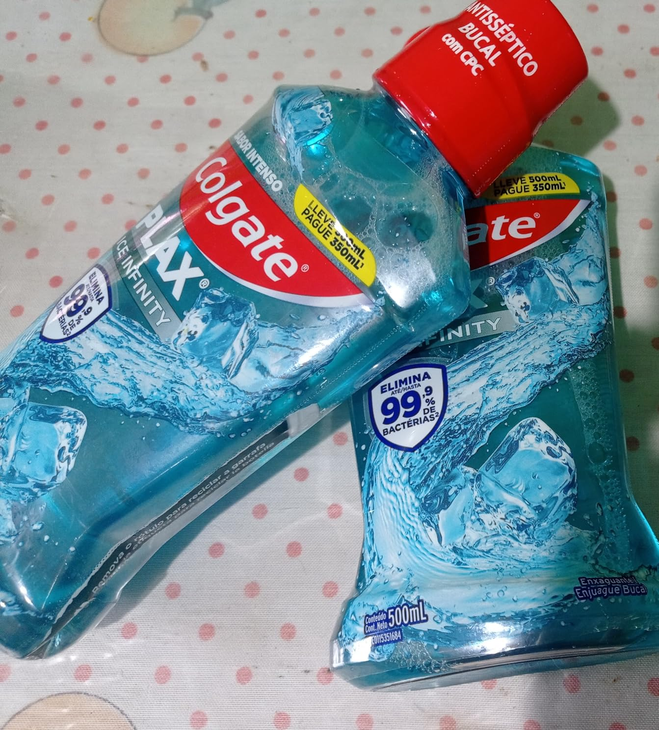 Enxaguante Bucal Colgate Plax Ice Infinity 500ml Promo Leve 500ml Pague 350ml
