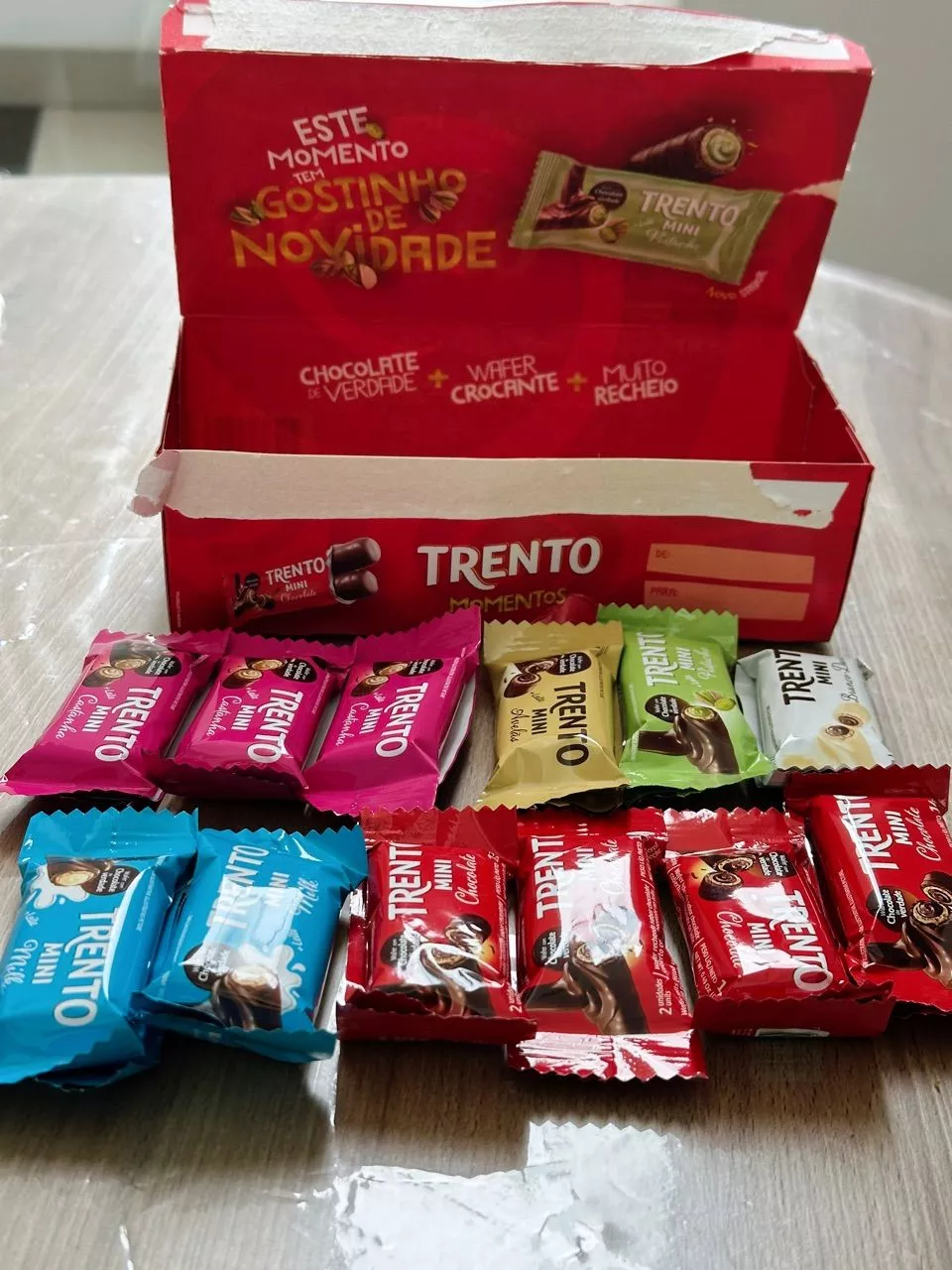 Chocolate Trento Mini Momentos Sortidos 168g