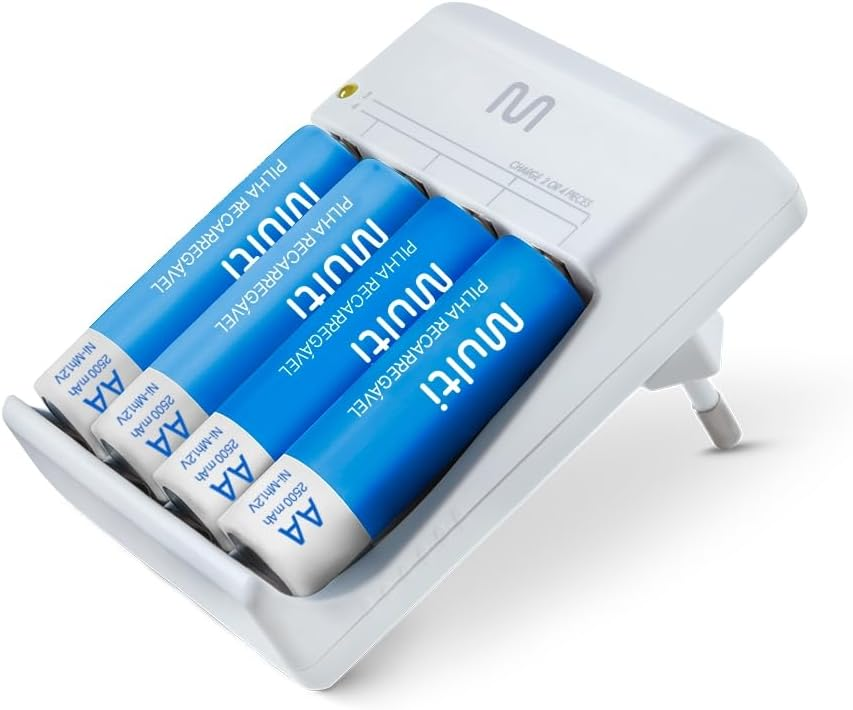 Carregador de Pilhas Multi AA/AAA Bivolt Pilhas Incluidas - CB054