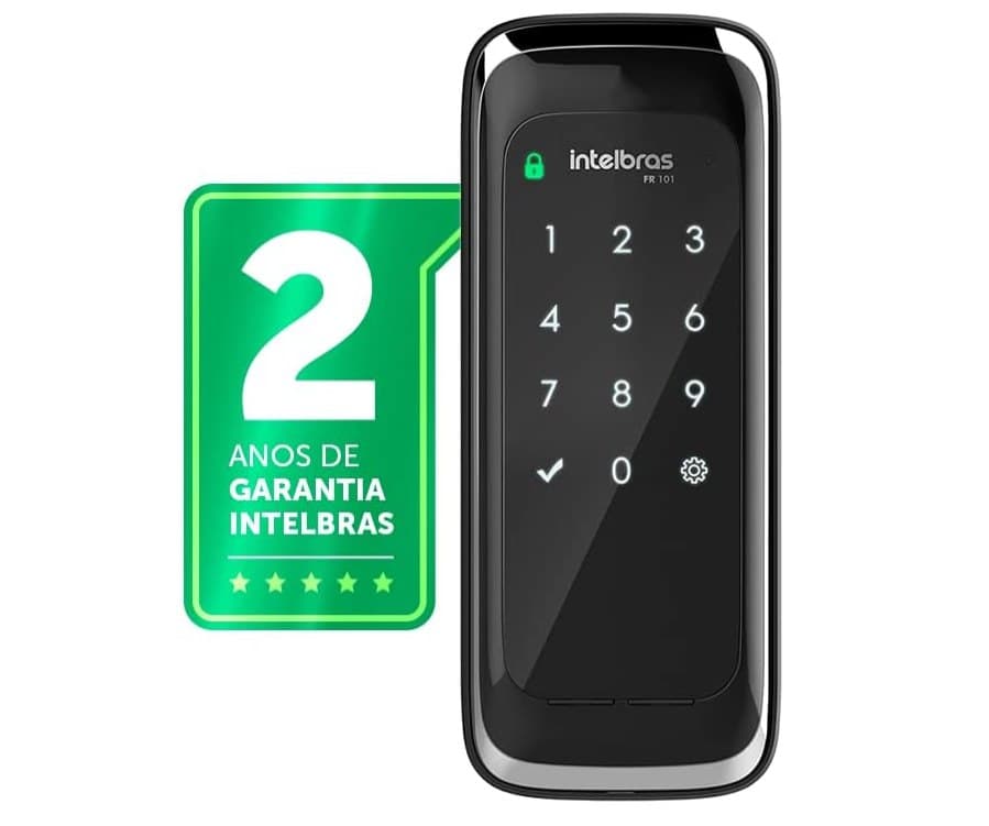 Fechadura Digital Intelbras Fr101 Preto