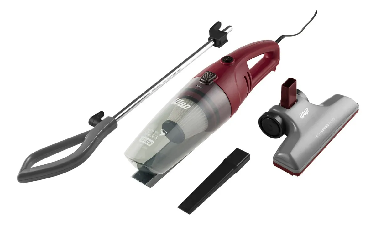 Aspirador de Pó Vertical e Portátil WAP High Speed Plus 1350W 3 em 1 - 127V