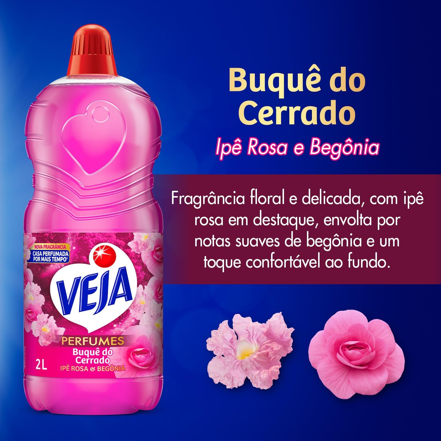 Limpador Perfumado Veja Buquê do Cerrado 2L