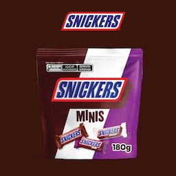 Chocolate Snickers Variedades Minis 180g