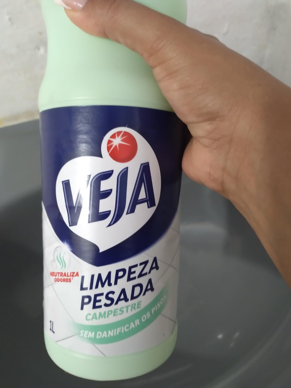 Veja Limpador para Limpeza Pesada Campestre 1L