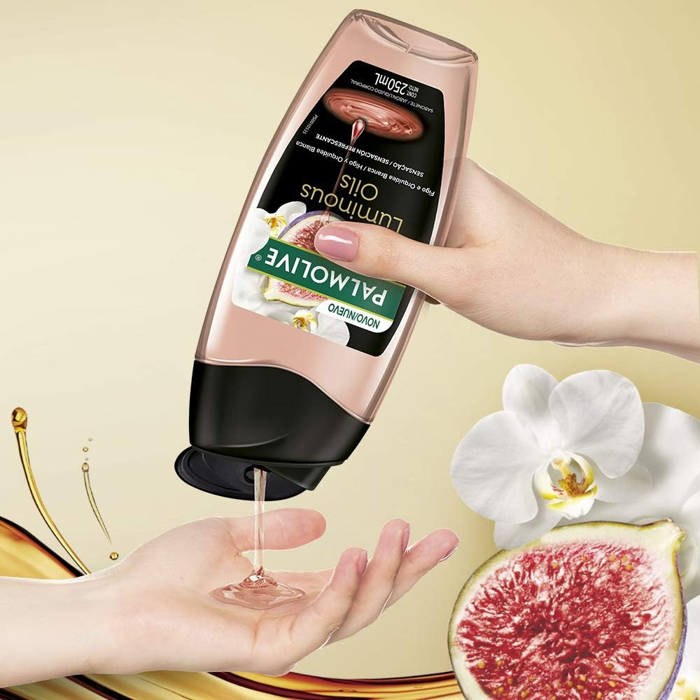 Palmolive Sabonete Líquido Para O Corpo Luminous Oils Sensação Refrescante 250Ml