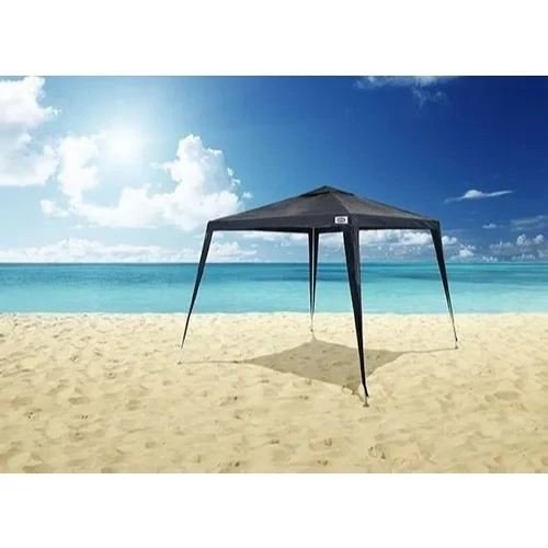 Tenda de Praia Mor Gazebo Azul Polietileno 3x3 Metros Desmontável