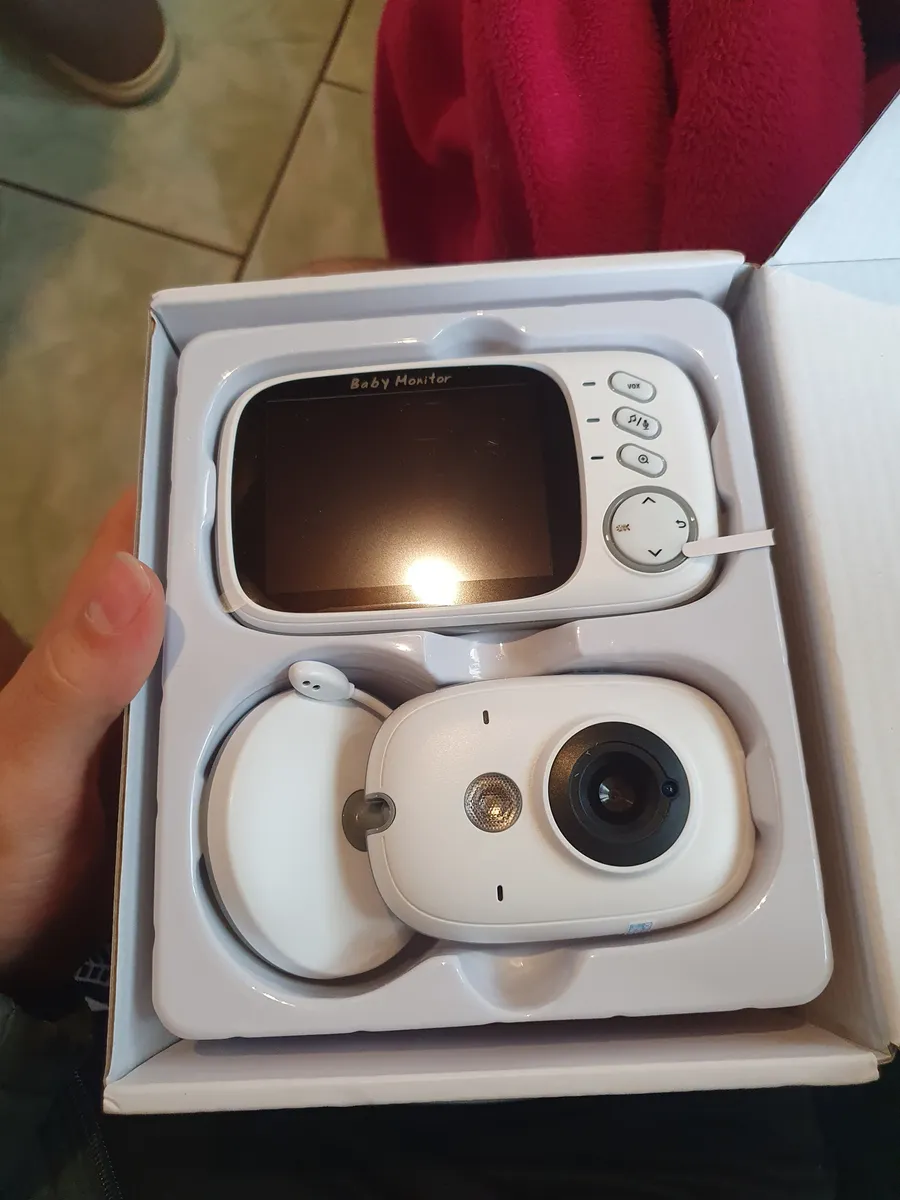 Baba Eletrônica Baby Monitor Vb603 Visão Noturna Dual Audio Cor Branco Estary Shop