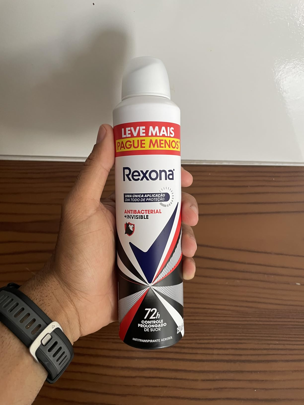 Rexona Antitranspirante Aerosol Antibacterial Invisible 250 ml