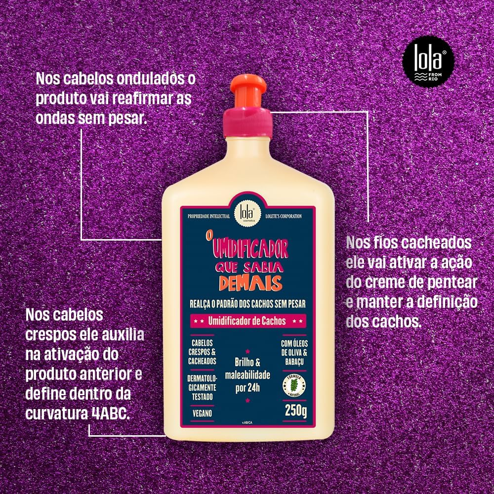 O Umidificador Que Sabia Demais 250g, Lola Cosmetics