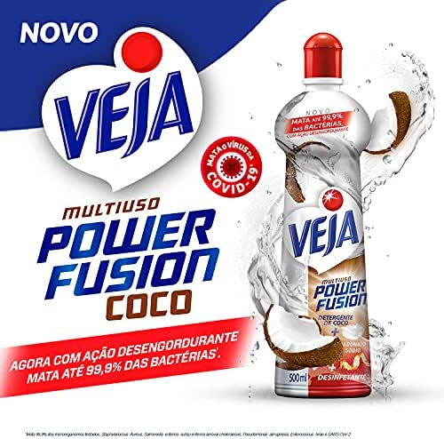Veja Power Fusion Desinfetante Multiuso Coco 500ml