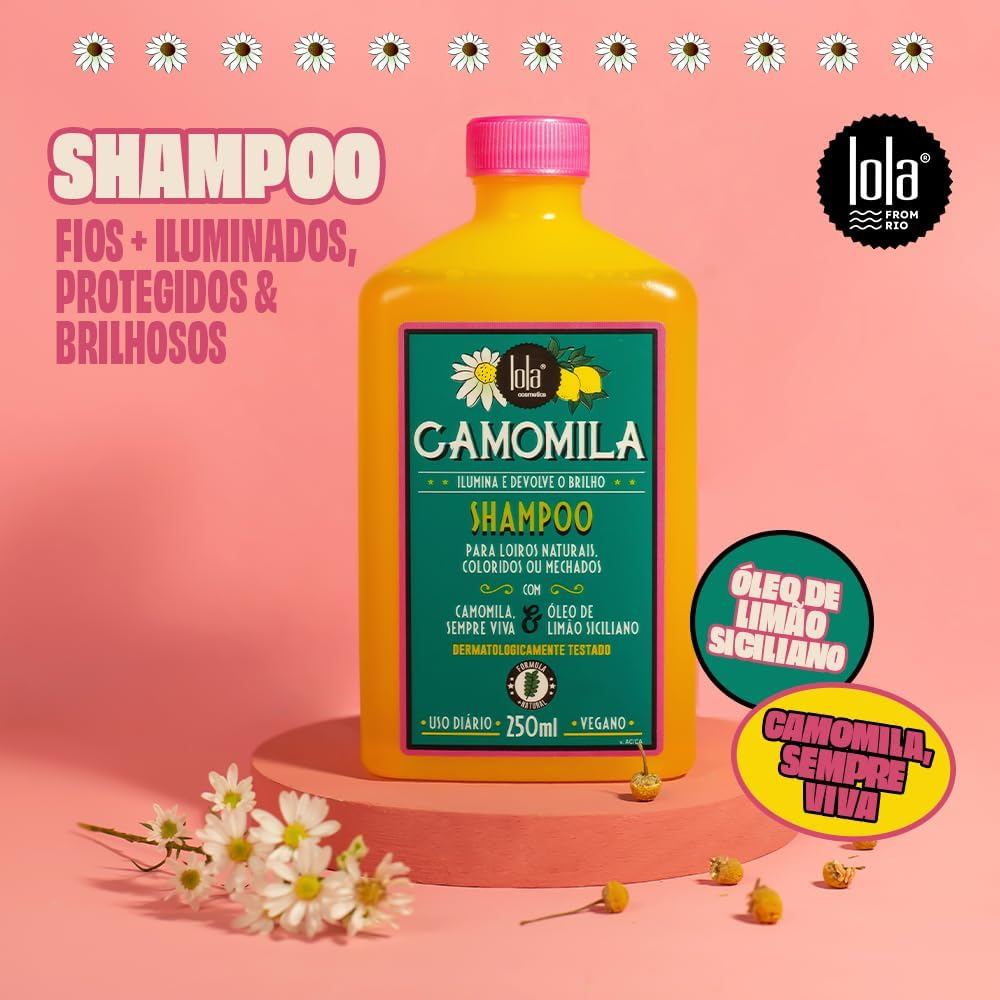 Camomila Shampoo 250ml , Lola Cosmetics