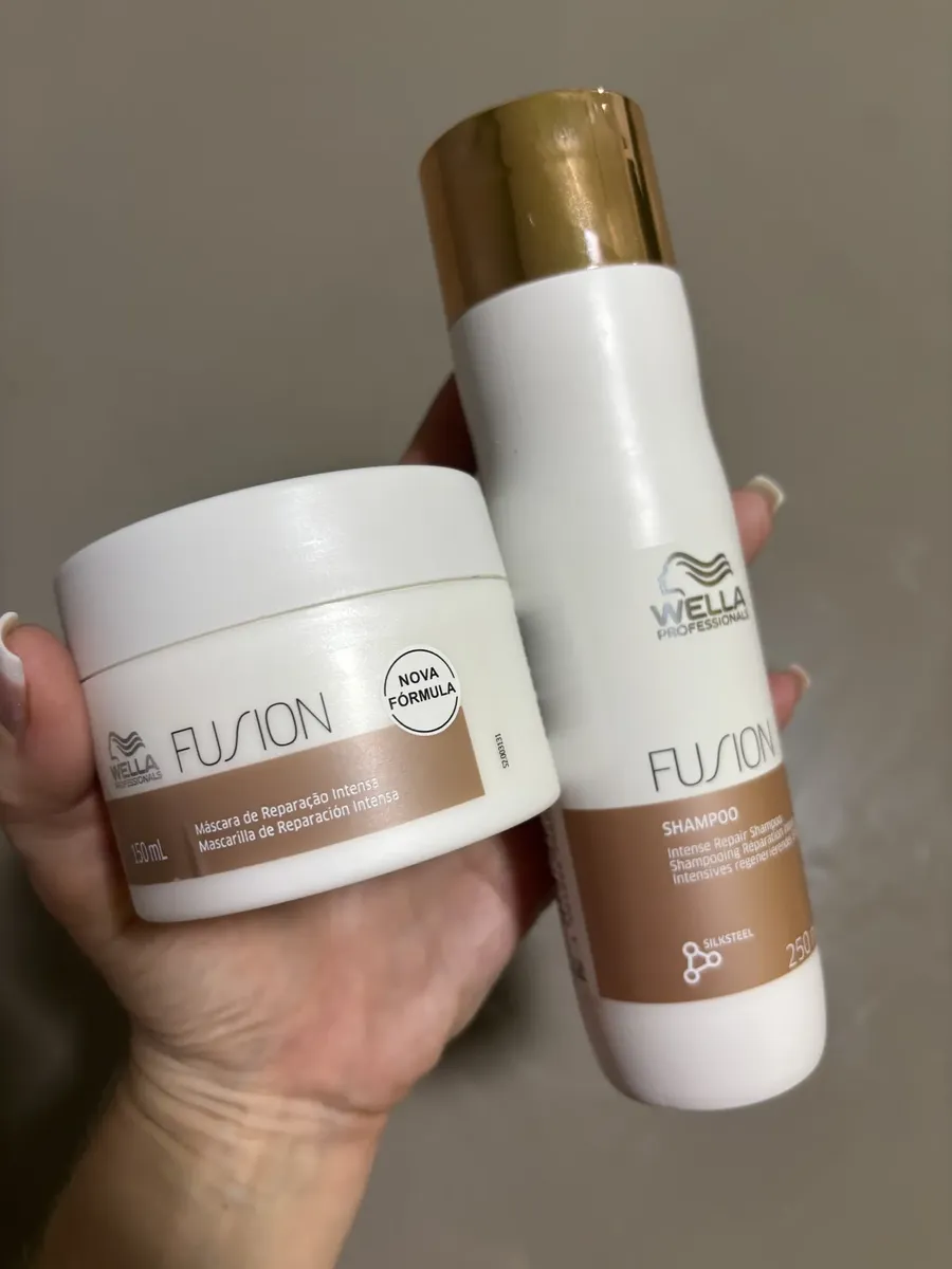Kit Wella Professionals Fusion Shampoo E Máscara