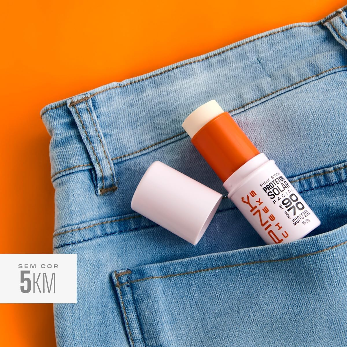 PINK Stick FPS90 FPUVA70 - 5km (Sem cor) 15,5g