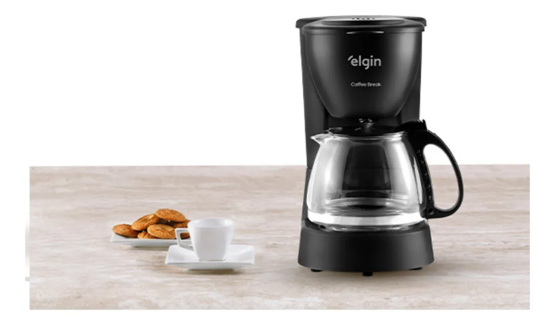 Cafeteira Elétrica 15 Xícaras Elgin Coffee Break Preta
